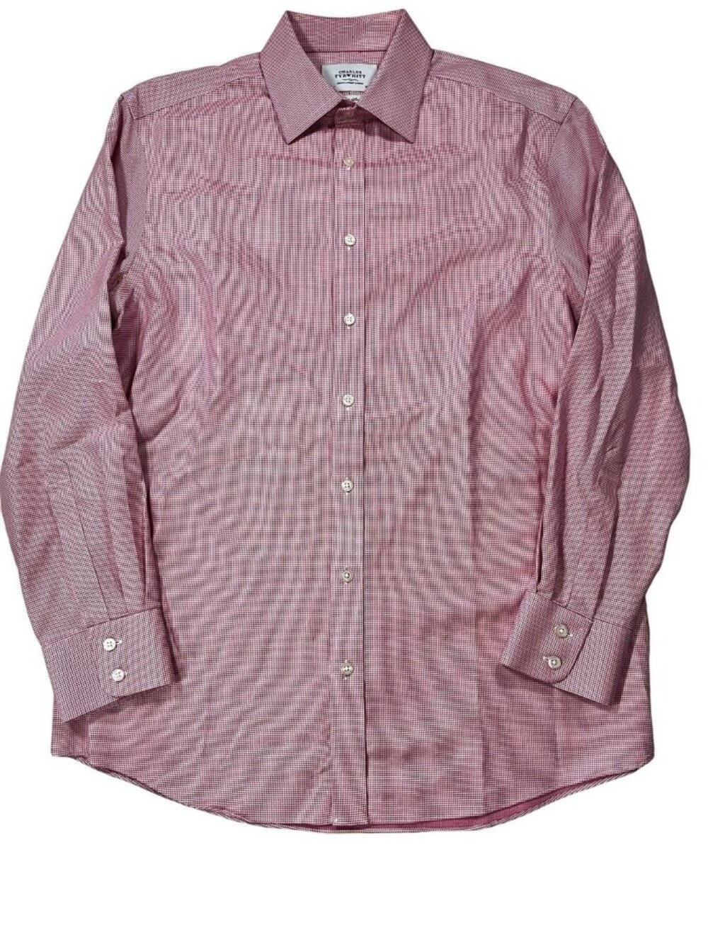 Charles Tyrwhitt Slim fit non iron dress shirt Men's size 16.5 34